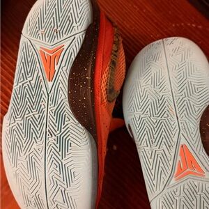 Adidas Sneakers with Orange and Light Blue wrestling shoes and shoes